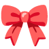 ribbon emoji on Google