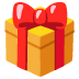wrapped gift emoji on Google