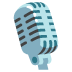 studio microphone emoji on Google