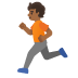 person running: medium-dark skin tone on Google