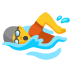 person swimming emoji on Google