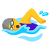 woman swimming on Google