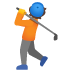 person golfing on Google