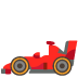 racing car emoji on Google