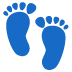 footprints on Google