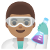 man scientist: medium skin tone on Google