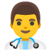 man health worker on Google