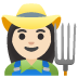 woman farmer: light skin tone on Google