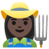 woman farmer: dark skin tone on Google
