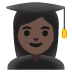 woman student: dark skin tone on Google