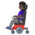woman in motorized wheelchair: dark skin tone on Google
