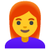 woman: red hair on Google
