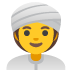 woman wearing turban on Google