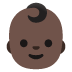 baby: dark skin tone on Google