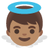 baby angel: medium skin tone on Google