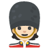 guard: light skin tone emoji on Google