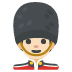 man guard: light skin tone emoji on Google
