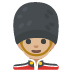 man guard: medium-light skin tone emoji on Google