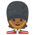 guard: medium-dark skin tone emoji on Google