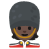 guard: dark skin tone emoji on Google