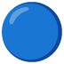 blue circle on Google