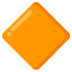 large orange diamond on Google