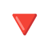 red triangle pointed down on Google