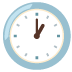 one o’clock emoji on Google