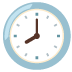 eight o’clock emoji on Google