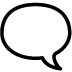 left speech bubble emoji on Google