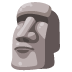 moai emoji on Google