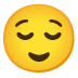 relieved face on Google