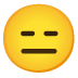 expressionless face on Google