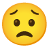 worried face on Google