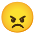 angry face on Google