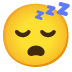 sleeping face on Google