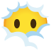 face in clouds on Google
