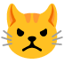 pouting cat on Google