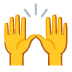 raising hands on Google
