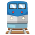 train emoji on Google