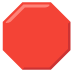 stop sign emoji on Google