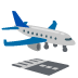 airplane arrival on Google