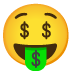 money-mouth face on Google