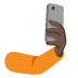 selfie: dark skin tone emoji on Google