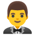 man in tuxedo on Google