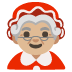 Mrs. Claus: medium-light skin tone on Google