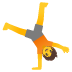 person cartwheeling emoji on Google