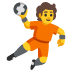 person playing handball on Google