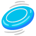 flying disc emoji on Google