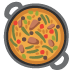 shallow pan of food emoji on Google